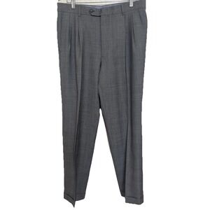 Luigi (LB) Baldo TOLLEGNO 1900‎ SUPER 130'S 100% Wool Dress Pants- 34X30